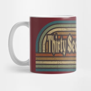 Thirty Seconds To Mars Vintage Stripes Mug